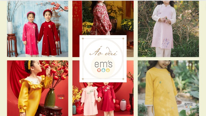 Bộ sưu tập áo dài đa dạng sang trọng nhà EM'S